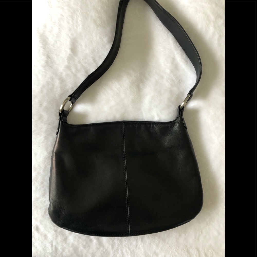 Kenneth Cole Black leather bag